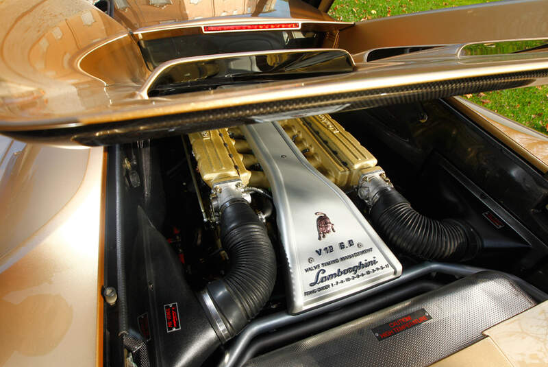 Lamborghini Diabolo 6.0 S.E., Motorblock, Motor, Motorraum