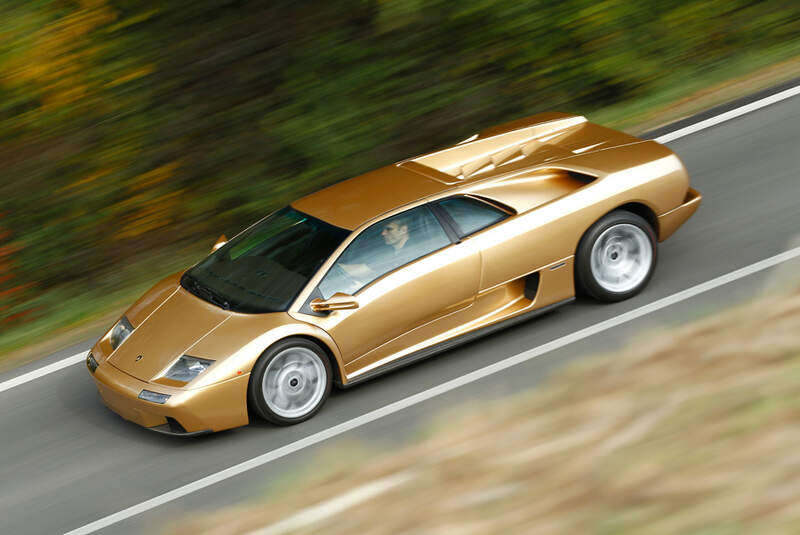 Lamborghini Diabolo 6.0 S.E., Seitenansicht, Überlandfahrt