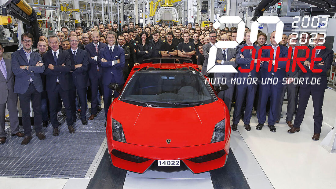 Lamborghini Gallardo 20 Jahre ams Aufmacher