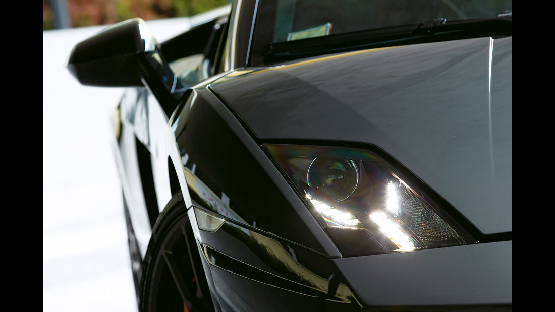 Lamborghini Gallardo Spyder Performante, Frontscheinwerfer