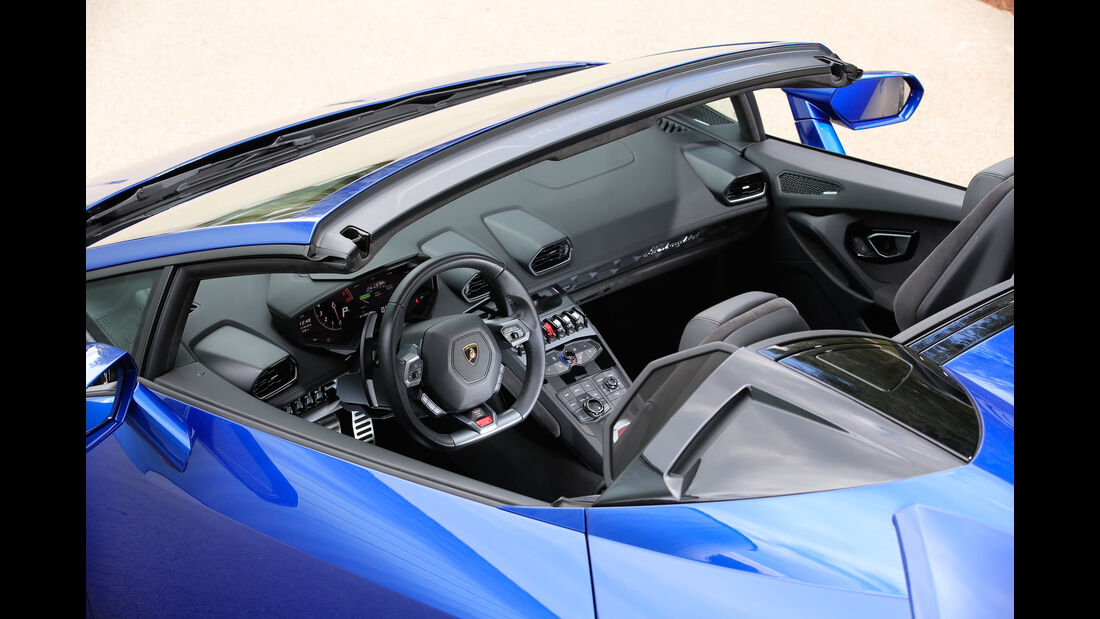 Lamborghini Huracán Spyder, Cockpit