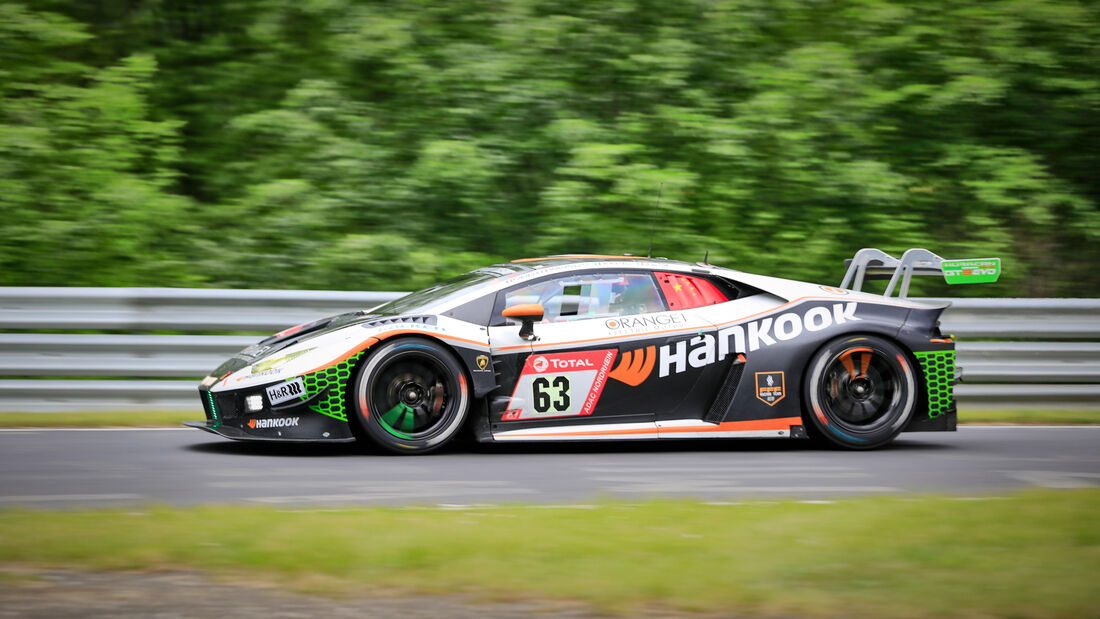 Lamborghini Huracan GT3 Evo - Hankook FFF Racing Team - Startnummer #63 - Klasse: SP 9 (FIA-GT3) - 24h-Rennen - Nürburgring - Nordschleife - 03. - 06. Juni 2021