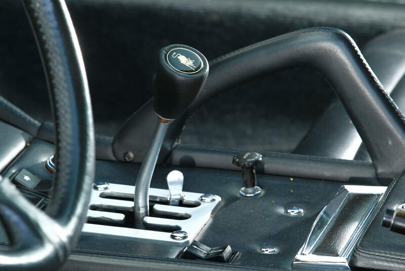 Lamborghini Miurca SV, Ganghebel, Gangschalter, Detail