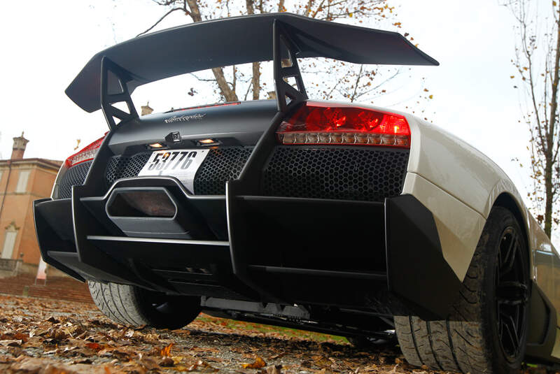 Lamborghini Murcielago SV, Heck, Heckspoiler, Auspuff