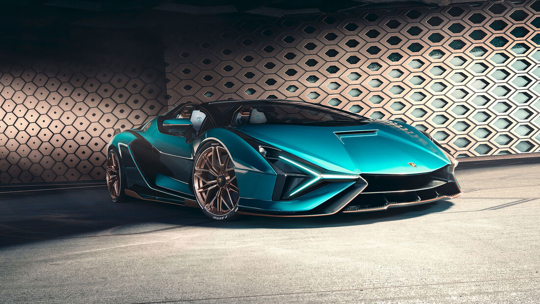 Lamborghini Sián Roadster (2020): Hybrid-Sportwagen nun auch offen