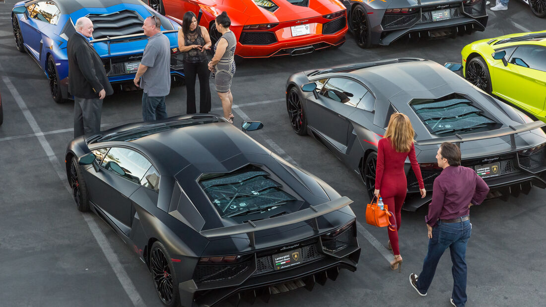 Lamborghini-Treffen Newport Beach 2016