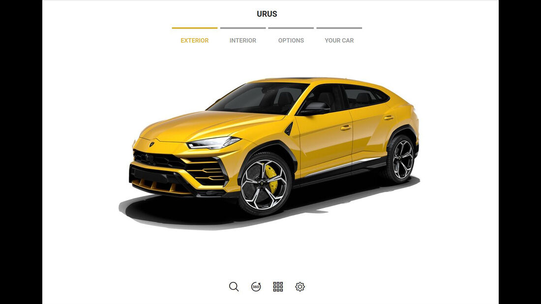 Lamborghini Urus Konfiguration
