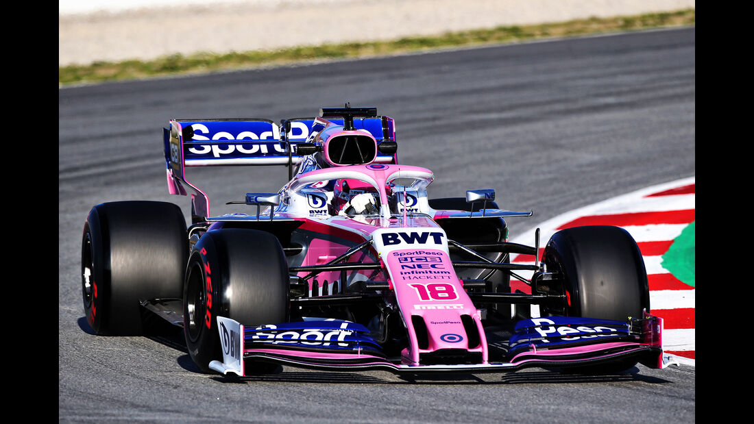 Lance Stroll  - Racing Point - Barcelona - F1-Test - 26. Februar 2019