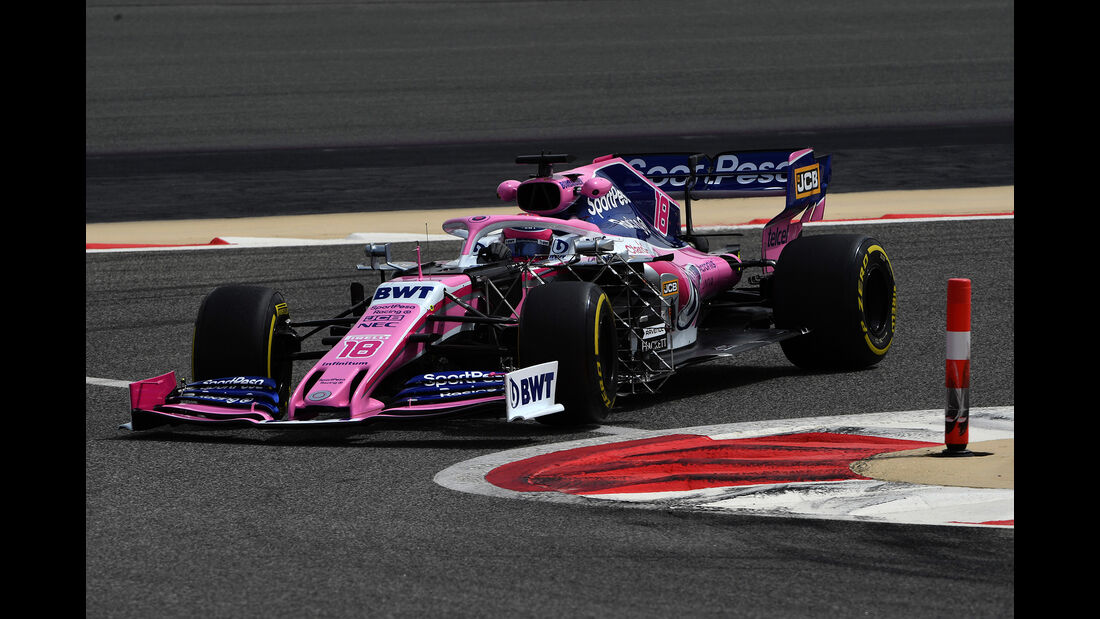 Lance Stroll - Racing Point - F1-Test - Bahrain - 2. April 2019