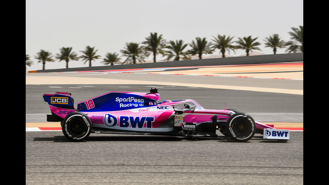 Lance Stroll - Racing Point - F1-Test Bahrain - 3. April 2019