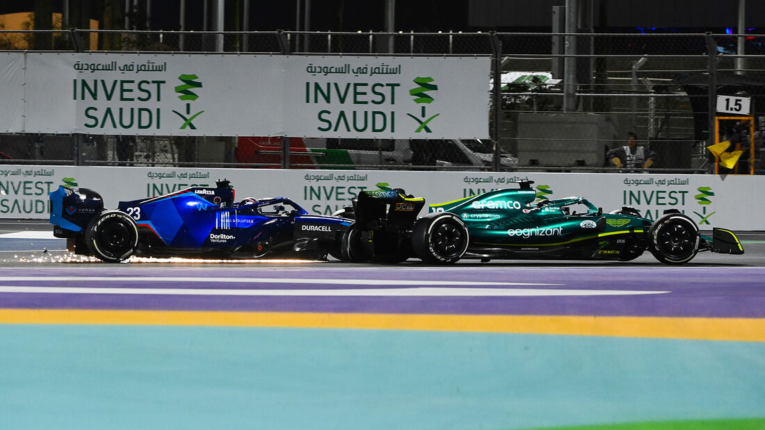 Lance Stroll vs. Alex Albon - Formel 1 - GP Saudi Arabien 2022 - Rennen