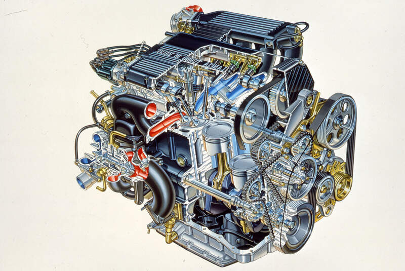Lancia Delta HF Integrale Original-Test auto motor und sport 12/1989 Vierventil-Vierzylinder-Turbomotor