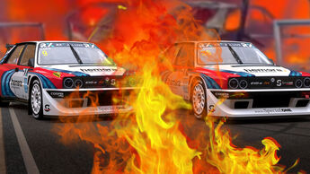 Lancia Delta Restomod Special One Racing Feuer Brand Flammen