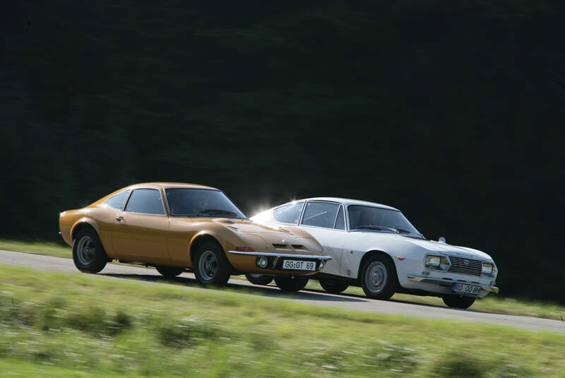 Lancia Fulvia 1,3 Sport Zagato und Opel GT