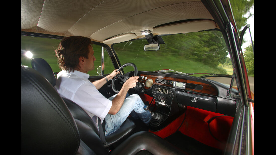 Lancia Fulvia Coupé, Cockpit, Fahrersicht
