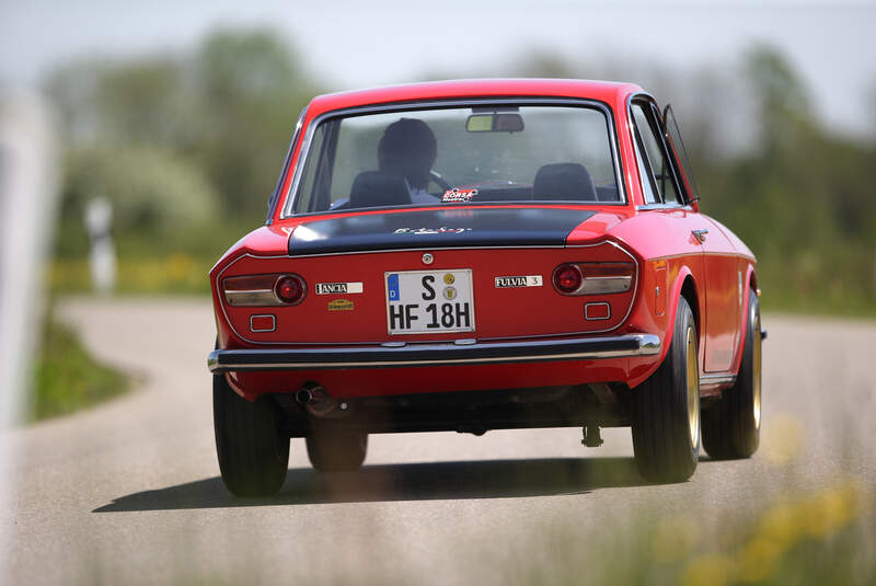 Lancia Fulvia Coupé, Heckansicht