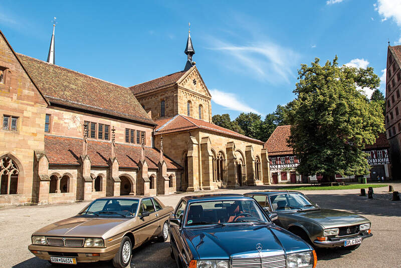 Lancia Gamma Coupé 2.5 i.e., Mercedes 230 CE, Peugeot 504 TI Coupé