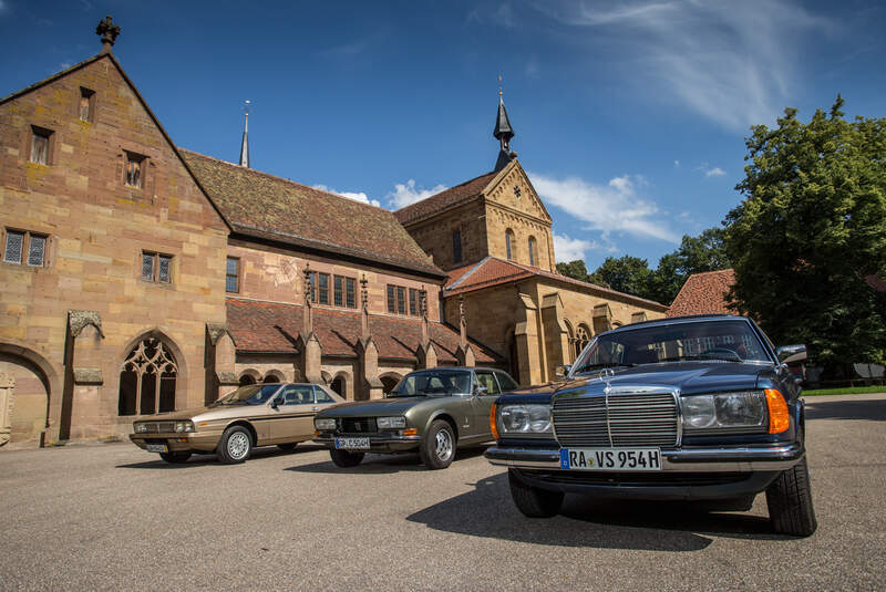 Lancia Gamma Coupé 2.5 i.e., Mercedes 230 CE, Peugeot 504 TI Coupé