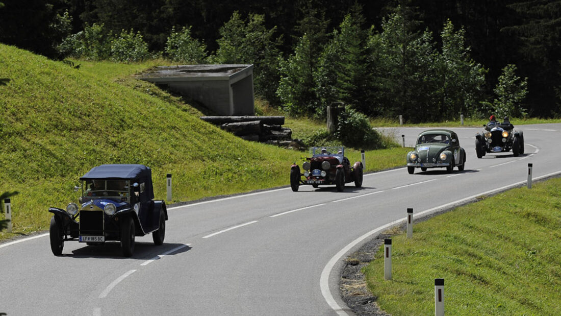 Lancia Lambda Torpedo bei der Silvretta Classic 2011