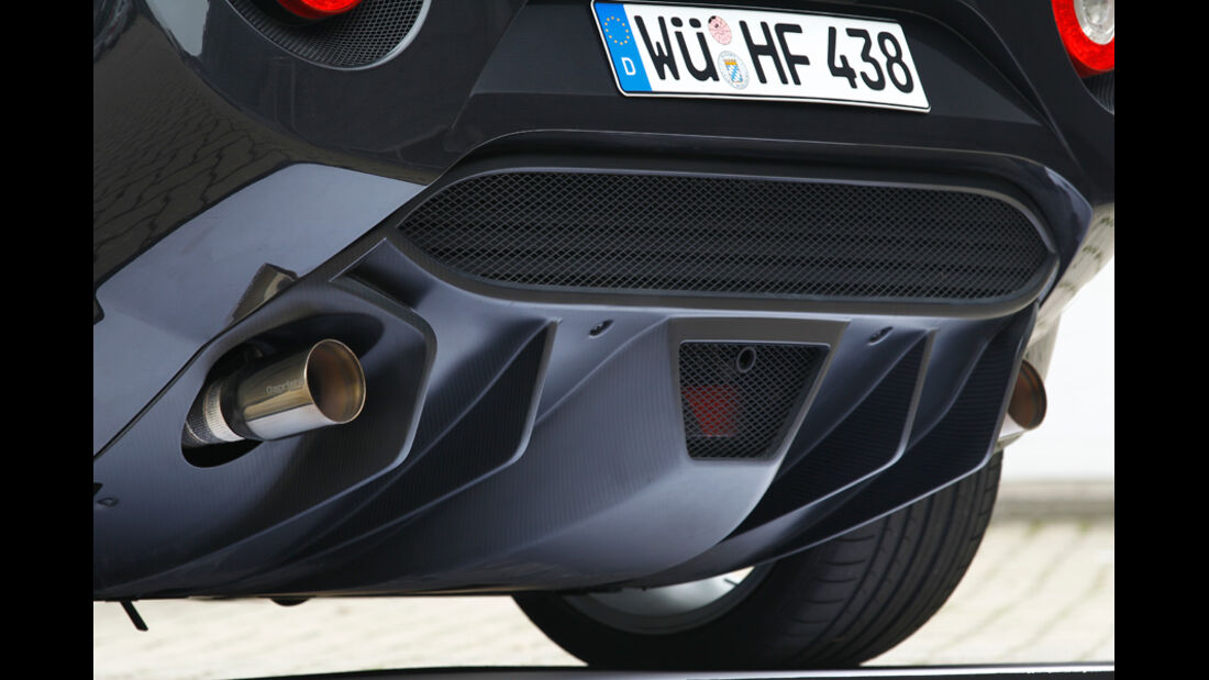 Lancia New Stratos, Auspuff