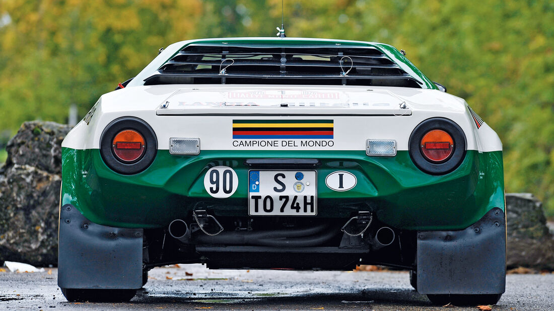 Lancia Stratos HF, Heckansicht