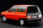 Lancia Y10 Turbo, Heckansicht