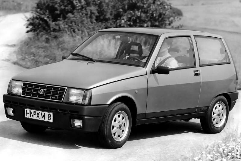 Lancia Y10 Turbo, Heckansicht