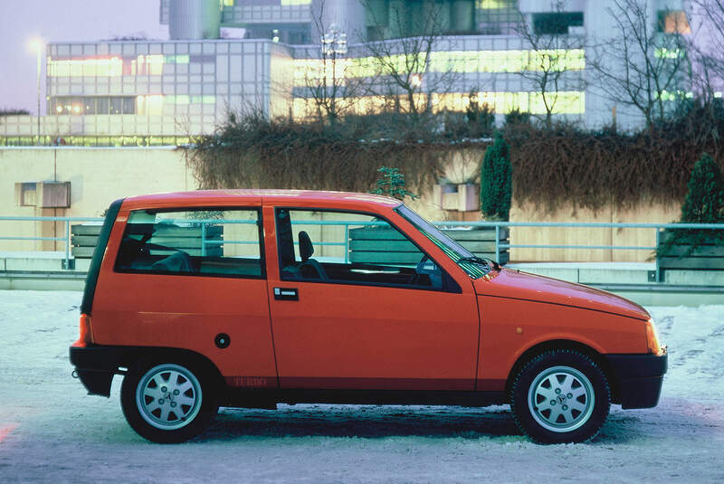 Lancia Y10 Turbo, Heckansicht