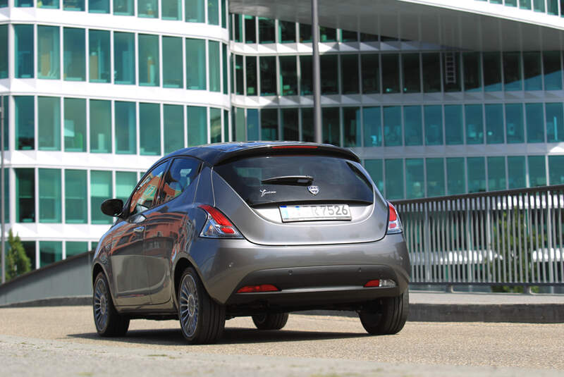 Lancia Ypsilon 0.9 Twinair, Rückansicht, Heck