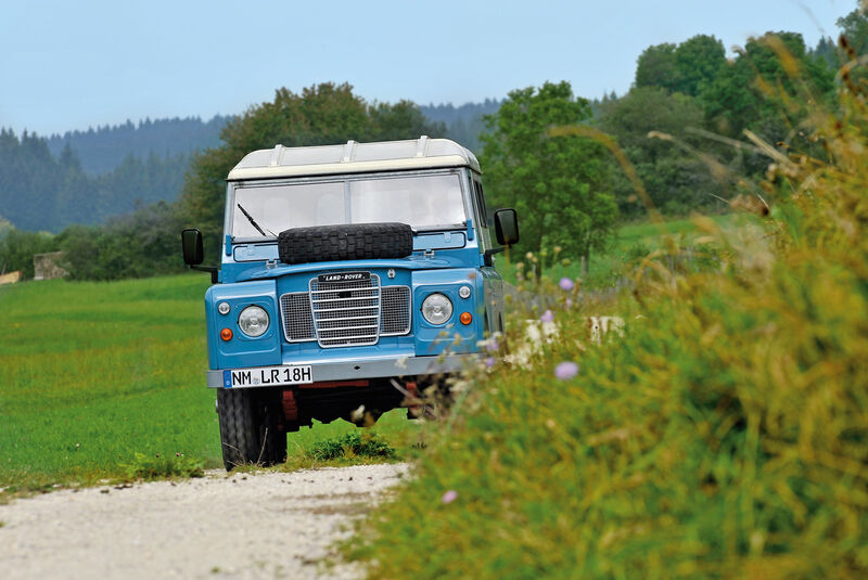 Land Rover 109, Frontansicht