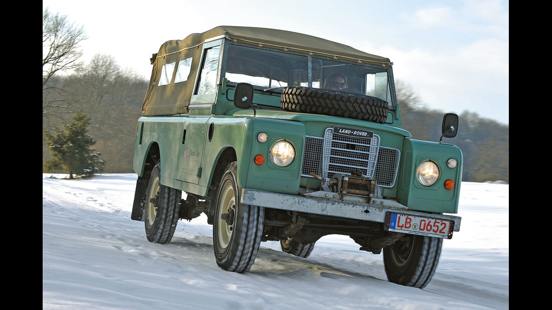 Land Rover 109 Serie 3, Frontansicht