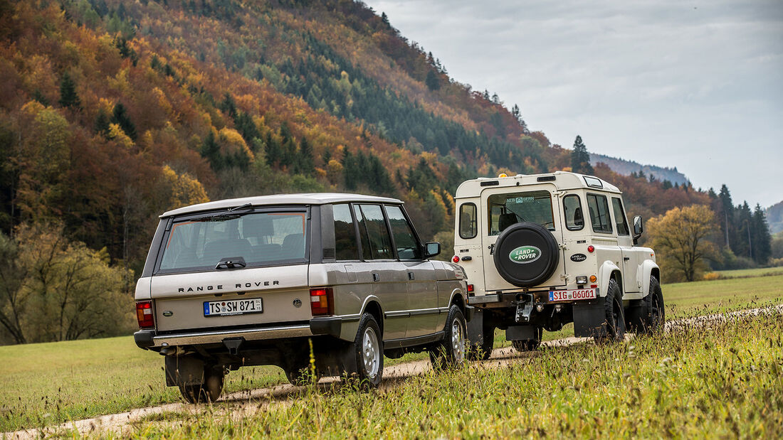 Land-Rover-90-V8-und-Range-Rover-I-V8-im-Fahrbericht