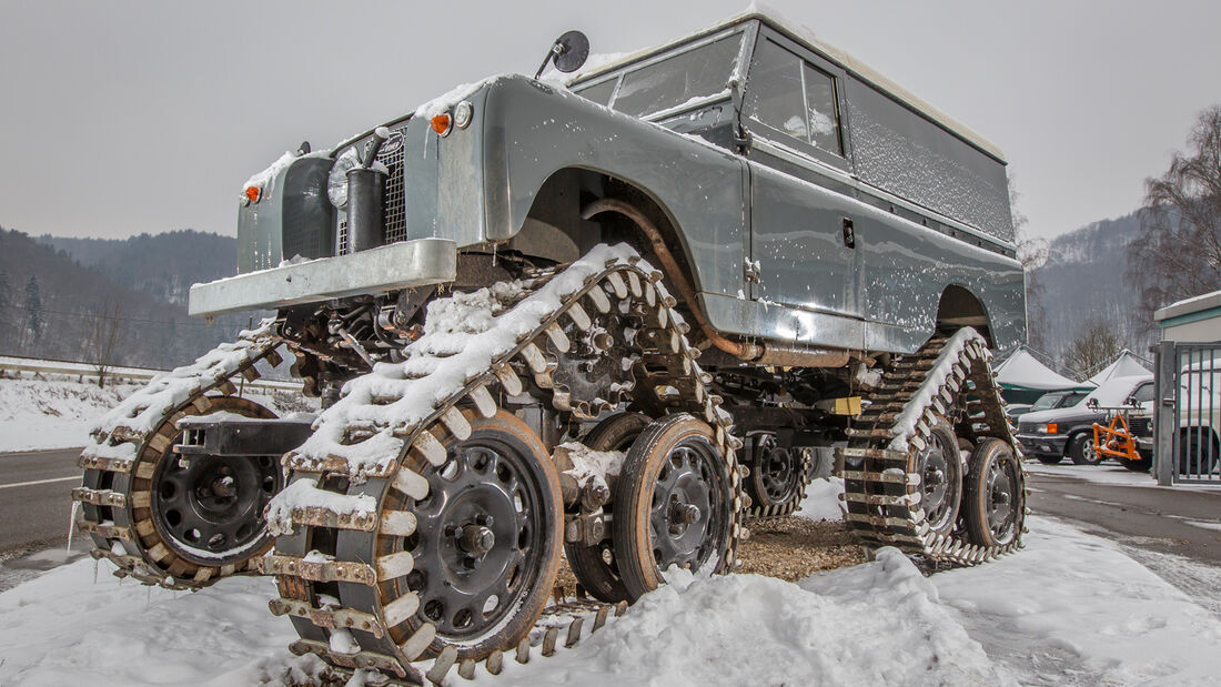 Land Rover Cuthbertson, Seitenansicht