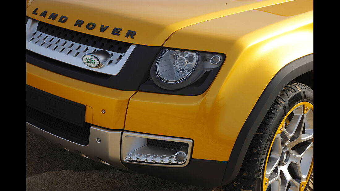 Land Rover DC100 Sport, Front, Detail