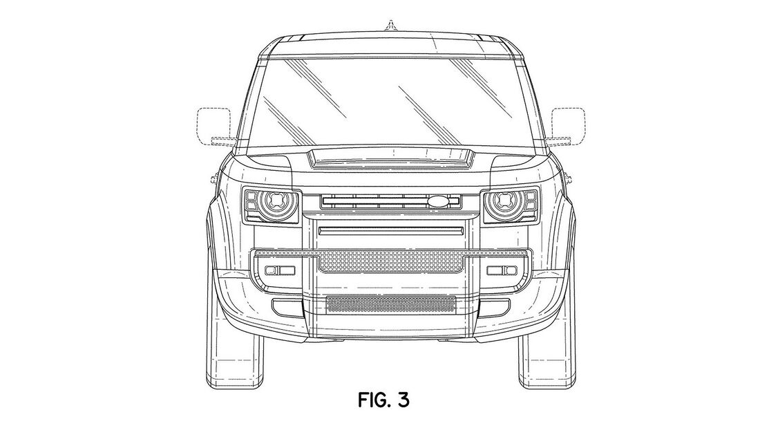 Land Rover Defender 130 Patentbilder