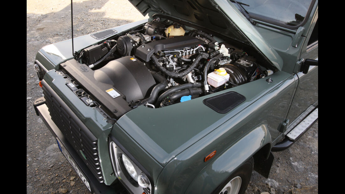 Land Rover Defender 90 TD4 - Motorraum