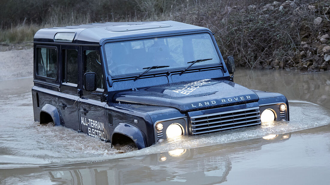 Land Rover Defender Elektro-Auto / Electric-Defender