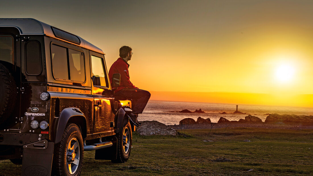 Land Rover Defender, England, Abschiedfahrt, Impression