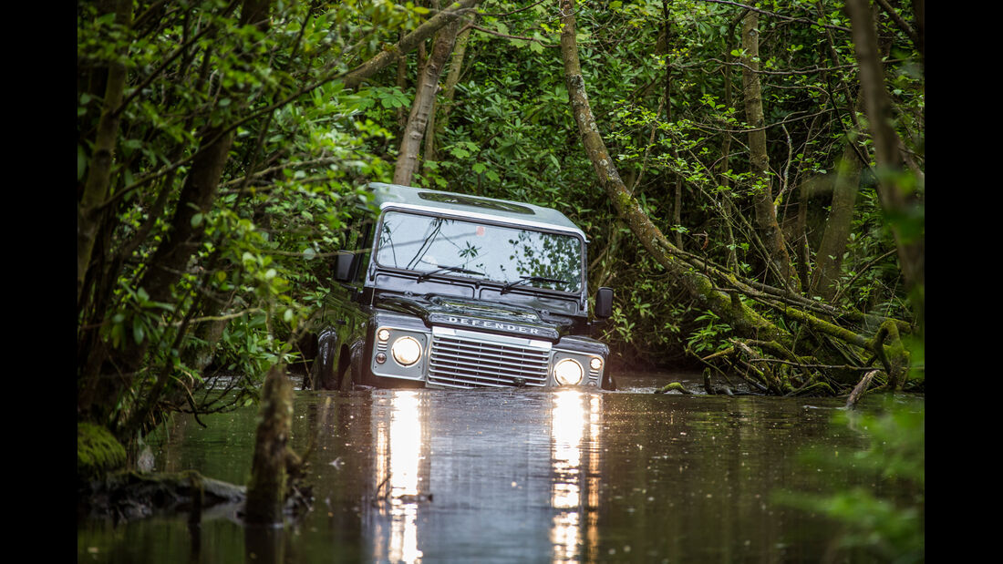 Land Rover Defender, England, Abschiedfahrt, Impression