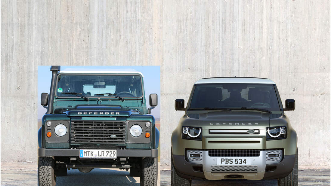 Land Rover Defender Generation Land Rover Defender im Generationen-Vergleich: Was hat der Neue ...