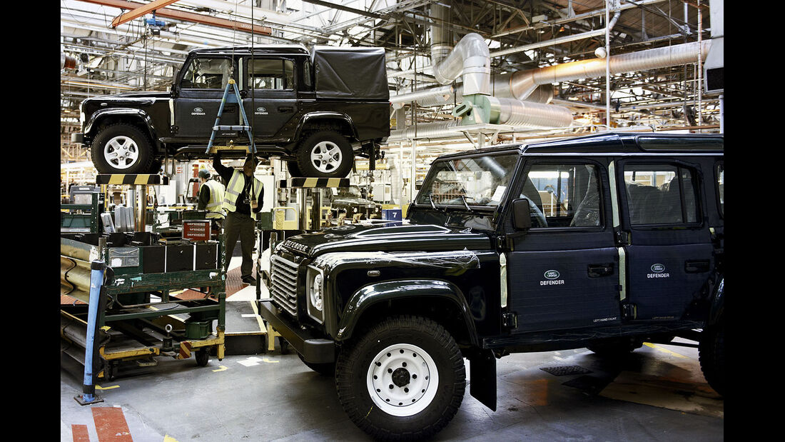 Land Rover Defender Produktion Sollihull 4wf