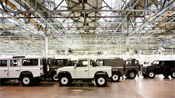 Land Rover Defender Produktion Sollihull 4wf