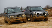 Land Rover Discovery 3.0 TDV6, Toyota Land Cruiser 2.8 D-4D 