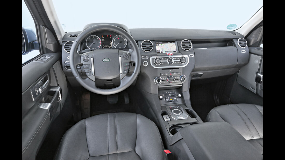 Land Rover Discovery SDV 6, Cockpit, Lenkrad