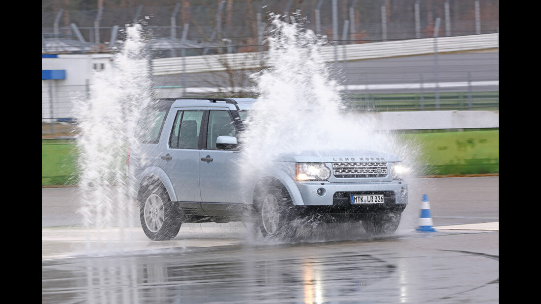 Land Rover Discovery, Seitenansicht, Nässe