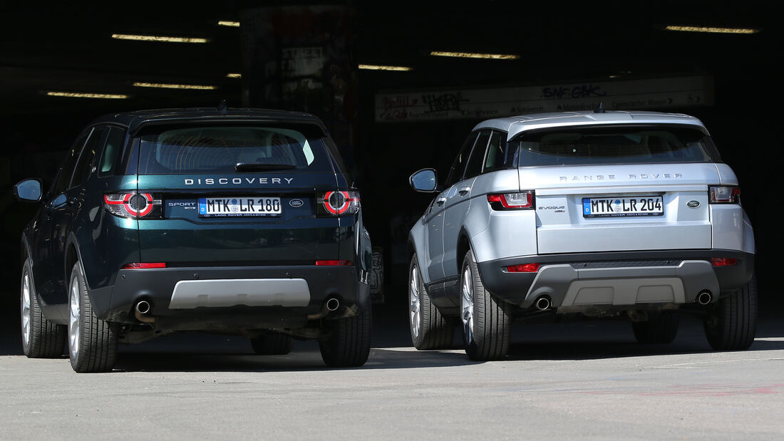 Land Rover Discovery Sport, Range Rover Evoque, Exterieur