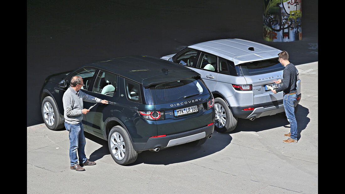 Land Rover Discovery Sport, Range Rover Evoque, Exterieur