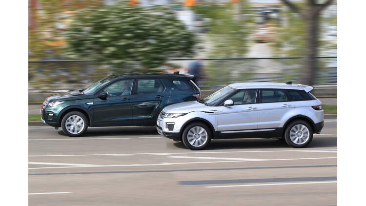 Test Land Rover Discovery Sport 2 0 Und Range Rover Evoque Auto Motor Und Sport