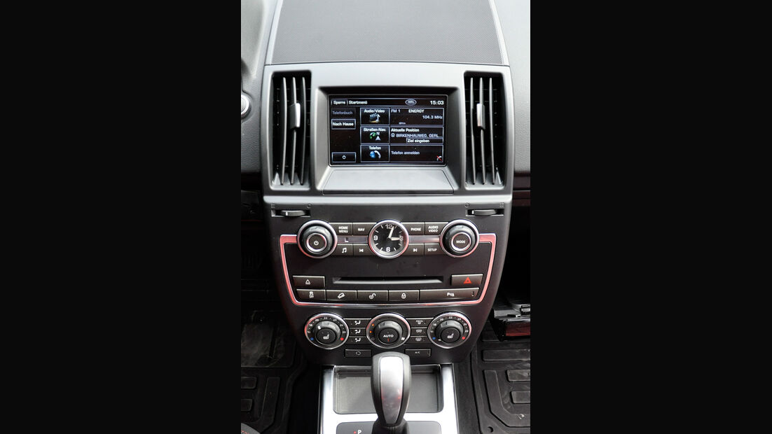 Land Rover Freelander 2.2 TD4, Mittelkonsole, Touchscreen, Klimaautomatik