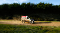 Land Rover Rallye-Defender, Seitenansicht